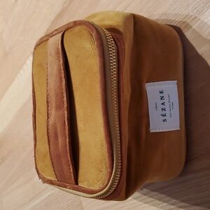 Sezane velvet vanity pouch
